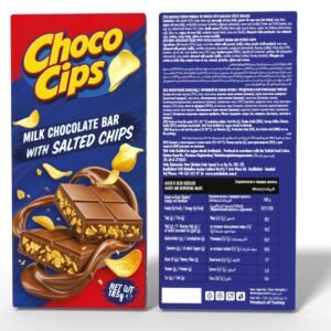 ChocoCips Sütlü Çikolata ve Patates Cipsli Tablet Çikolata