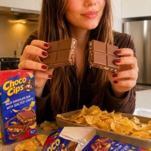 ChocoCips Sütlü Çikolata ve Patates Cipsli Tablet Çikolata